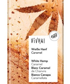 Vivani Weiße Vanille Hanf Caramel Crunch 80g